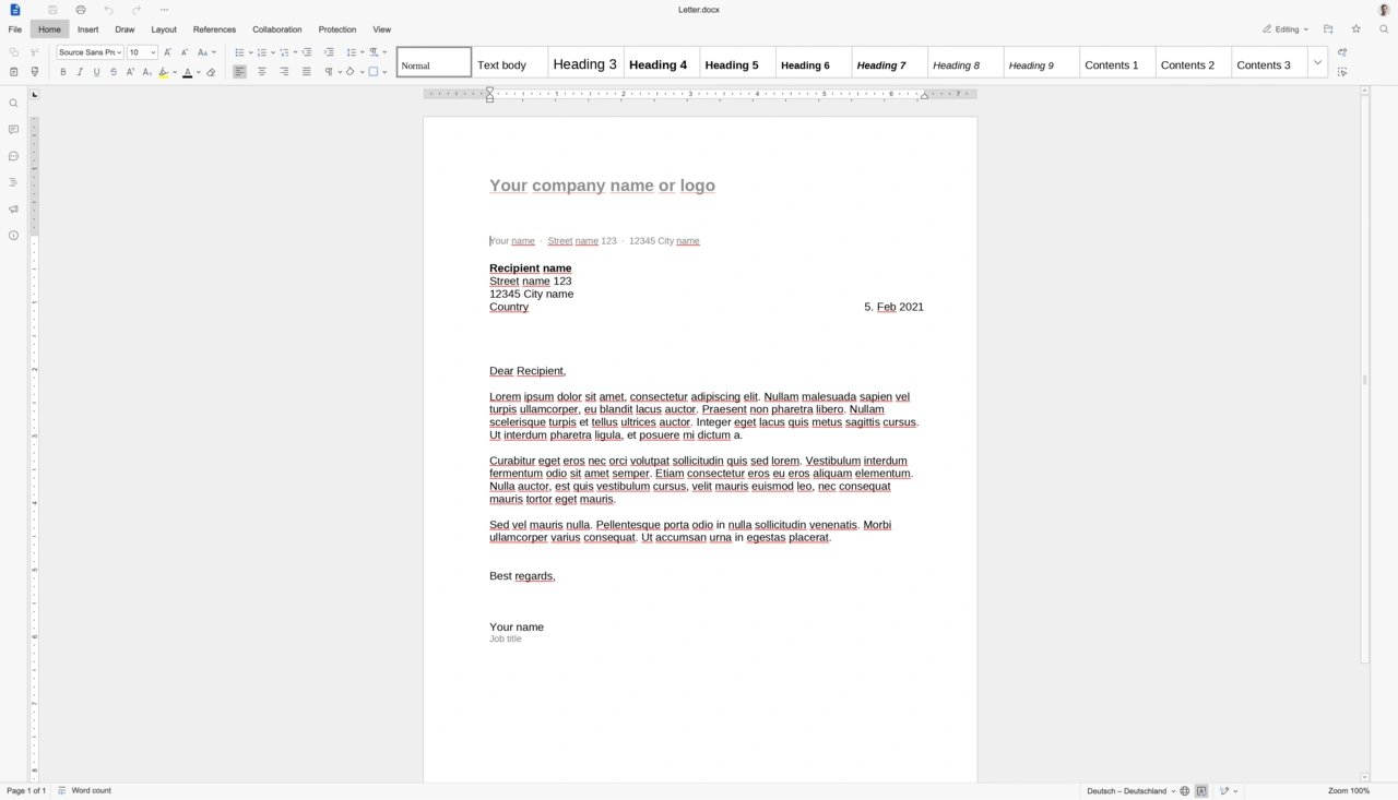 EuroOffice Screenshot