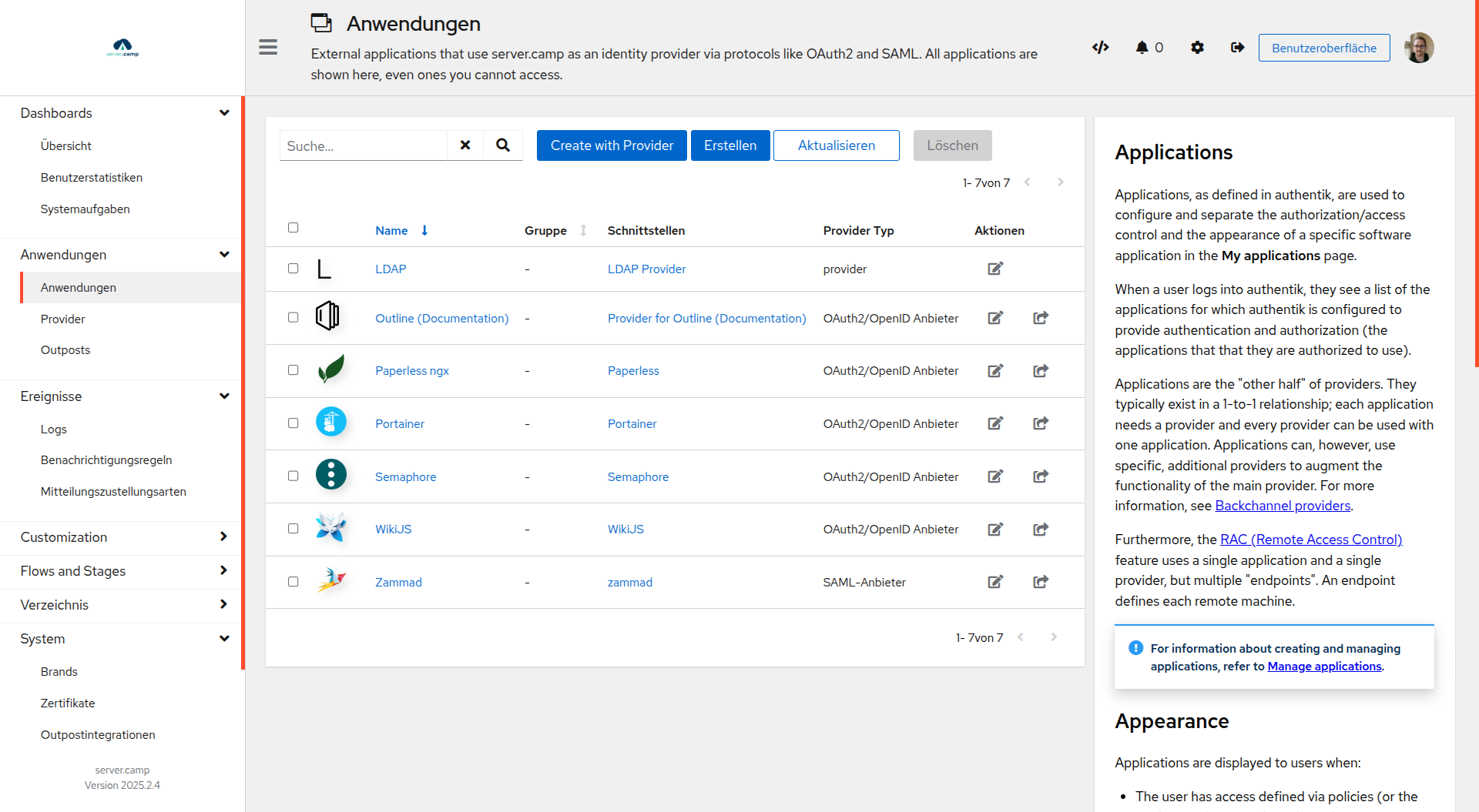 Authentik Screenshot