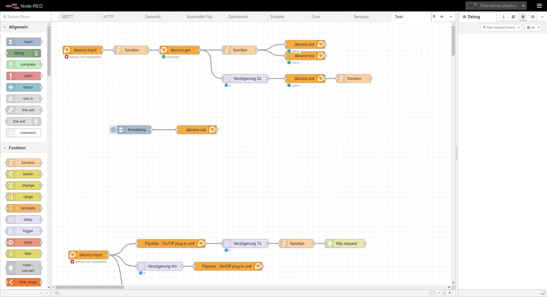 Node-RED Screenshot